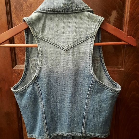 Jessica Simpson Denim Vest - Picture 2 of 3